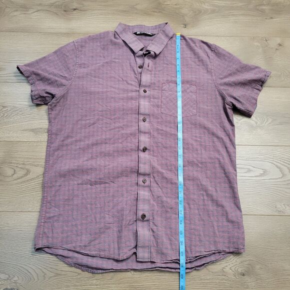 Travis Mathew Shirt Mens Large Red Blue Golf Normcore Classiccore Preppy Casual - Picture 6 of 7